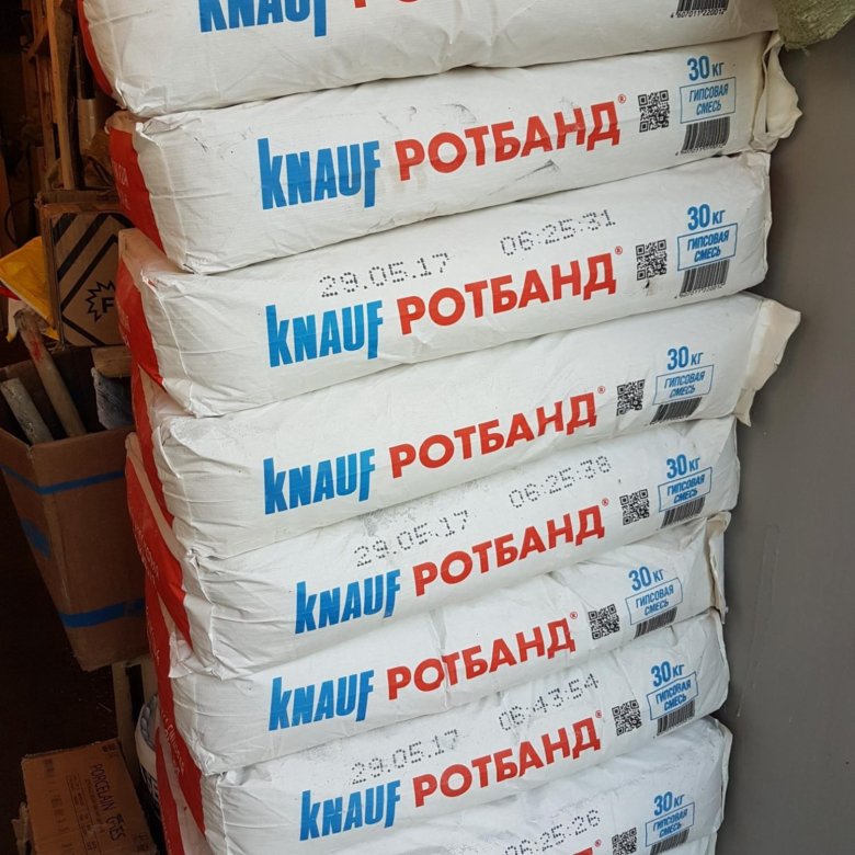 Ротбанд кнауф белый 30. Волма или Ротбанд.