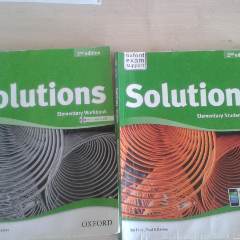 Английский язык solutions elementary students book