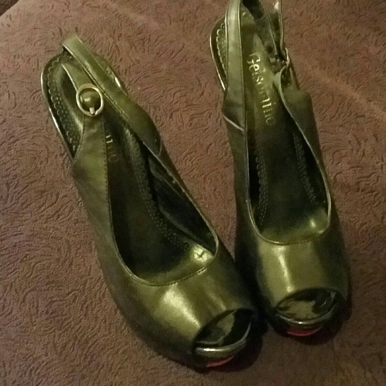 Туфли/стрипы/боссоножки кожаные черные – купить в Москве, цена 200 руб ...