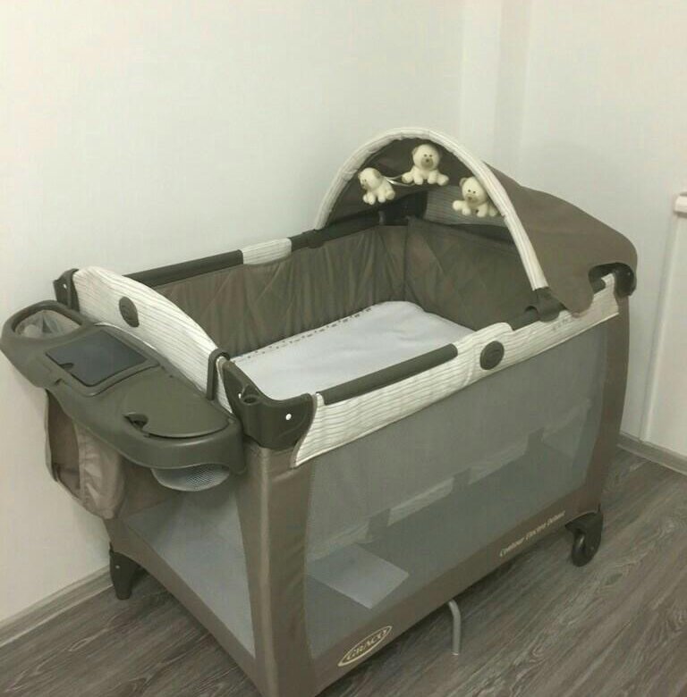 Манеж кровать graco deluxe contour electra deluxe