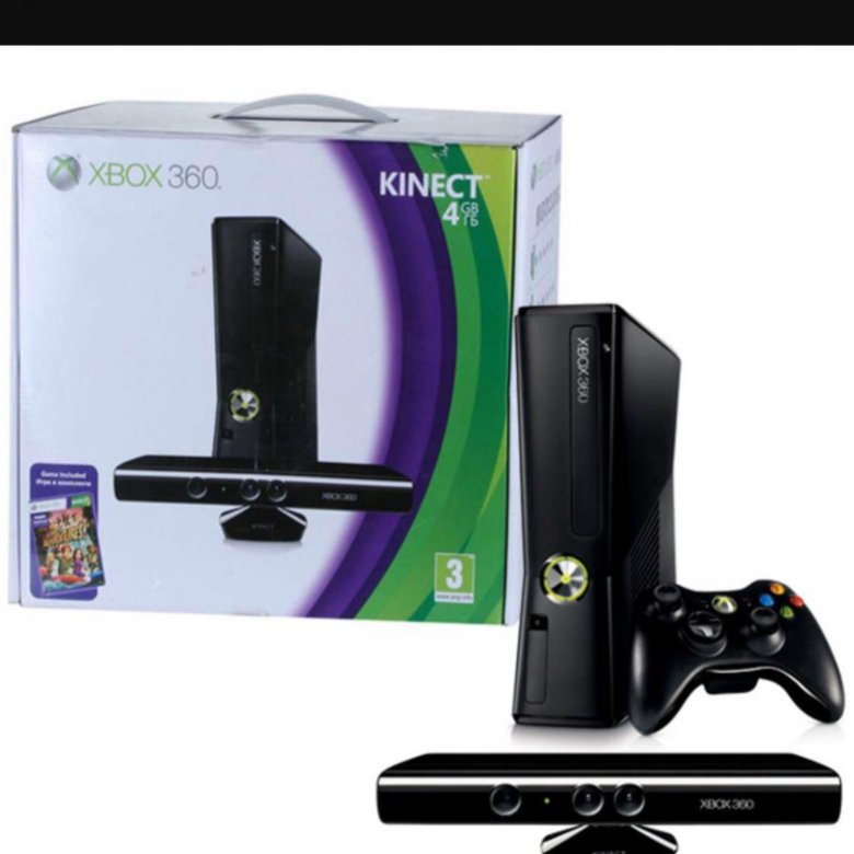 Phoenix xbox 360. Приставка кинект Xbox 360. Xbox 360 s Kinect 4gb Box. Xbox 360 Slim комплектация. Игровая приставка Xbox 360 Slim Kinect 4гб.