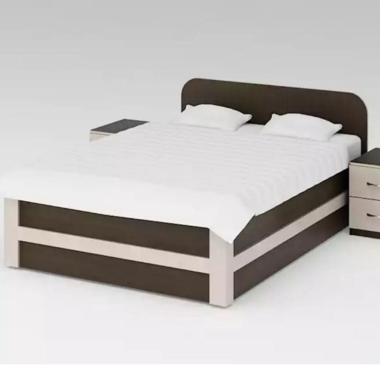 Недорогие 2 спальные кровати с матрасом
