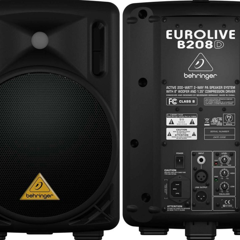 Акустическая система behringer. Behringer b208d. Акустическая система Behringer EUROLIVE.