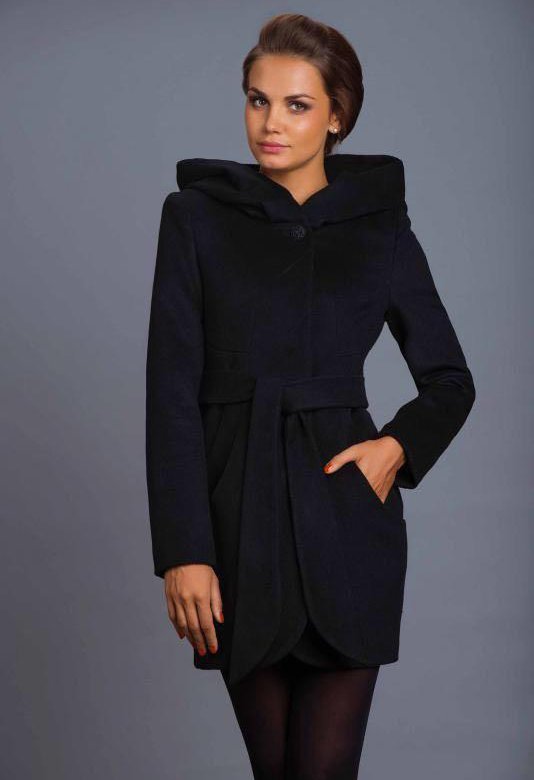 Пальто с капюшоном женское демисезонное с чем носить