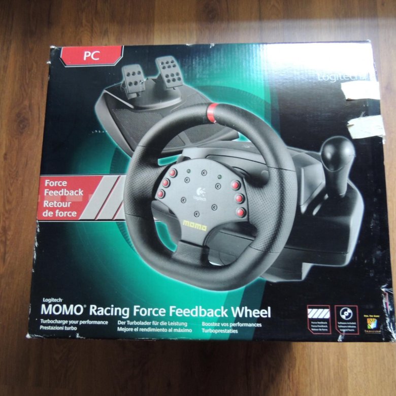 Momo racing купить. Игровой руль Momo Racing. Руль игровой Logitech Momo Racing Force feedback. Logitech Momo Racing Force feedback Wheel. Logitech Momo Racing коробка.