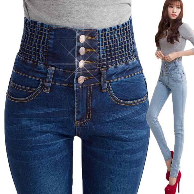 Талия в джинсах
