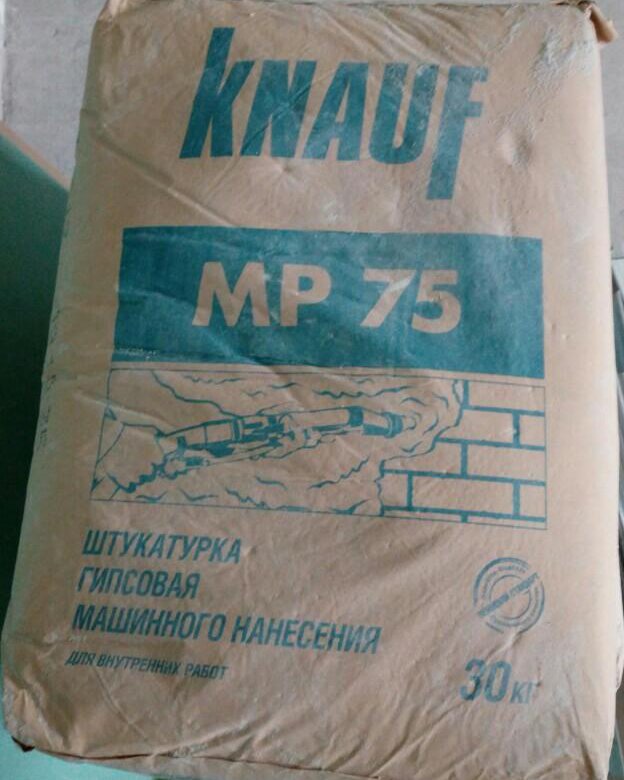 Штукатурка гипсовая мп 75 knauf 30 кг