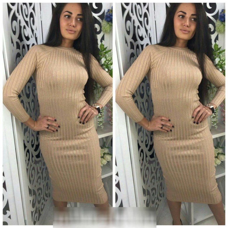 Платье Лапша Бежевое фото 32