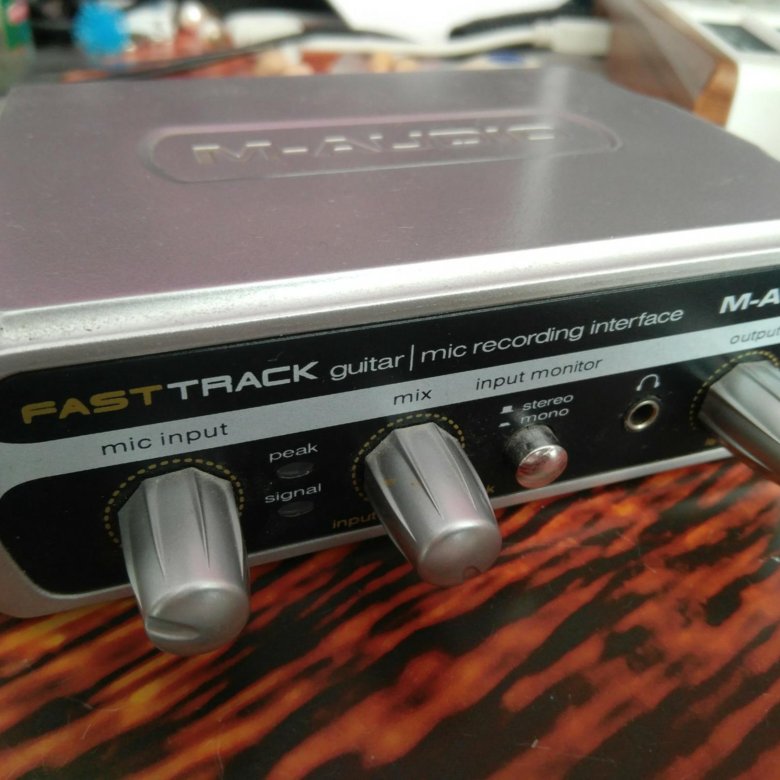 Внешняя звуковая карта m audio fast track usb