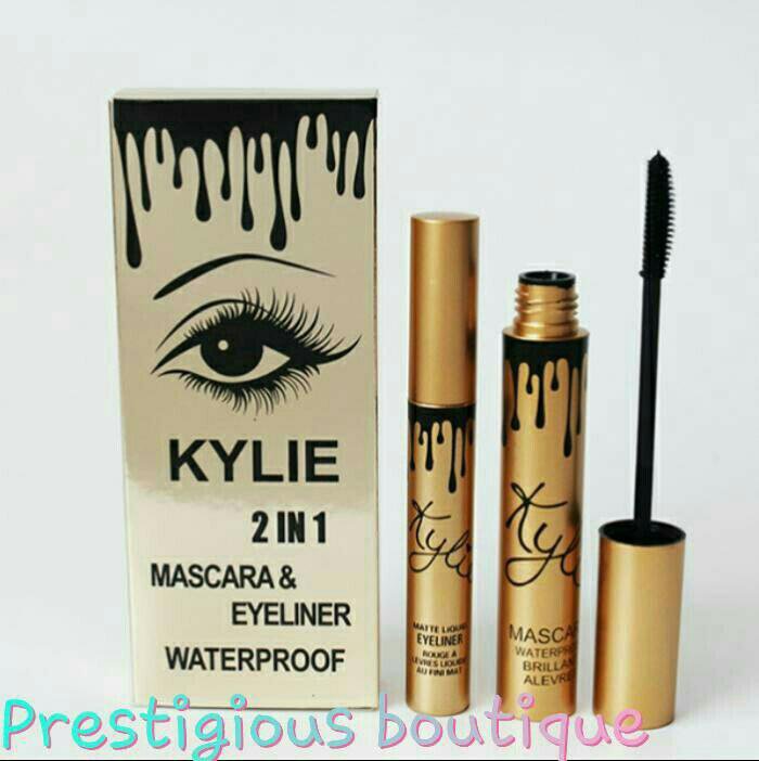 Набор тушей для ресниц. Тушь Waterproof Mascara Kiss Kylie. Подводка для глаз Kylie. Подводка для ресниц.