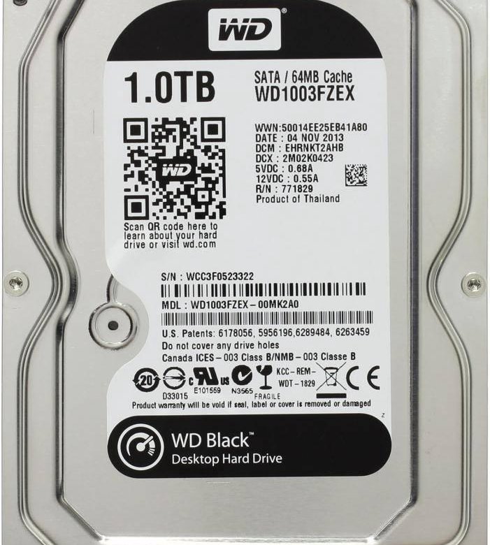 Wd black wd1003fzex