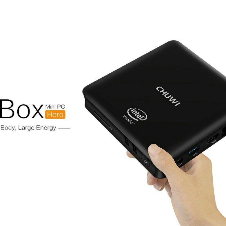 Мини ПК Chuwi HeroBox 8/256 ГБ Intel N100 черный (174600) - характеристики и опи