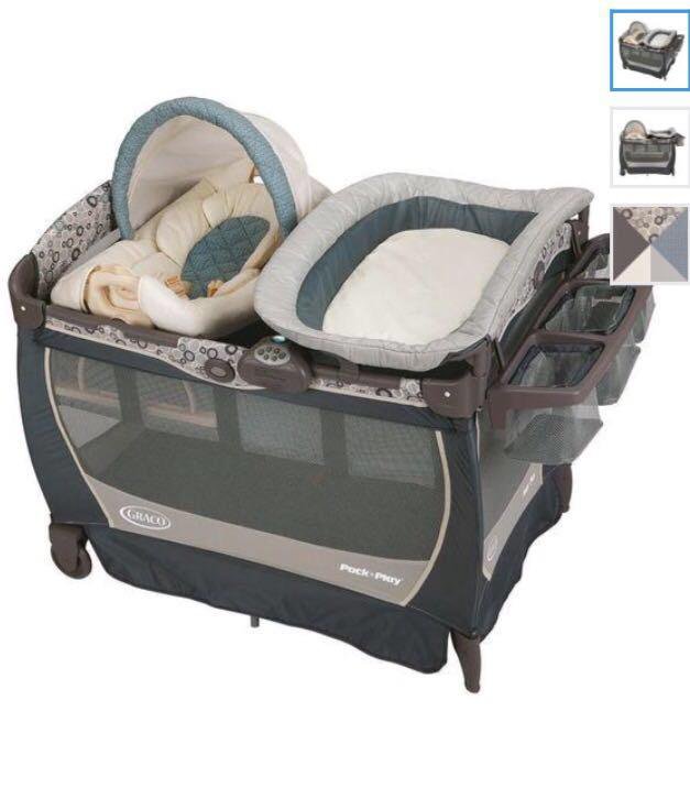 Манеж кровать graco cuddle cove graco