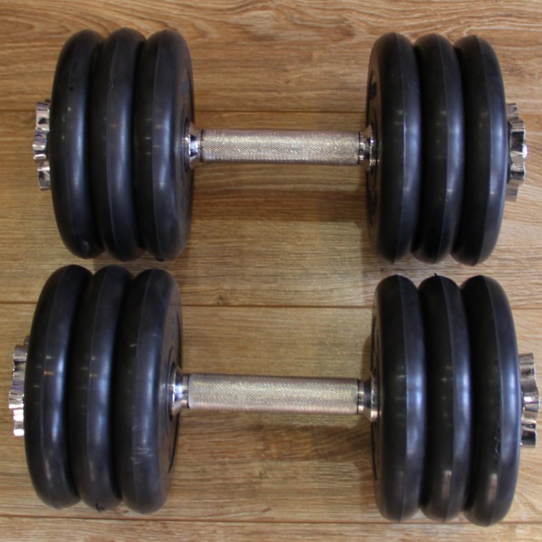 Авито спортинвентарь. Наборные гантели по 16 кг.