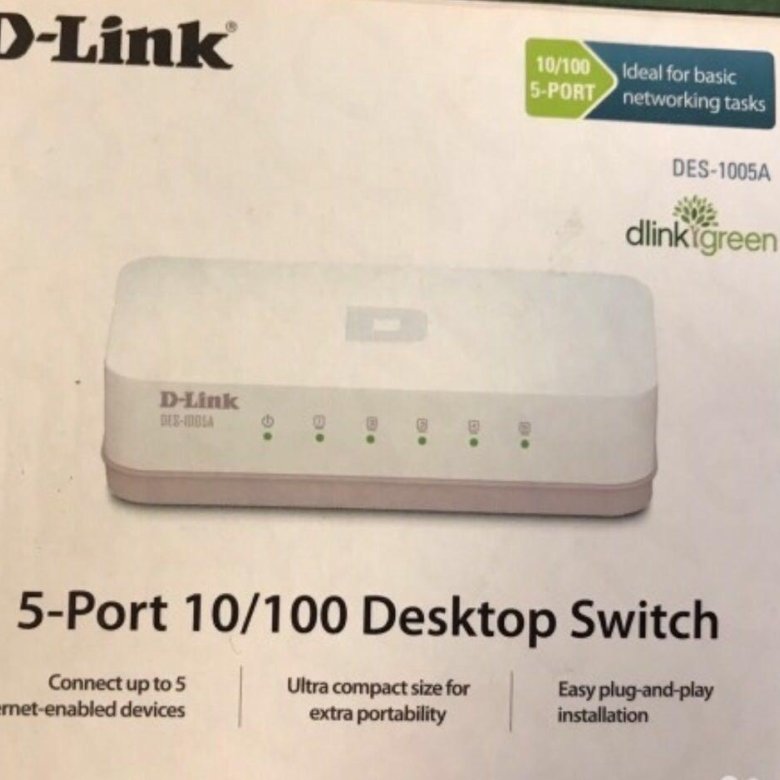 D-link des-1005a. Коммутатор d-link des-1005a.