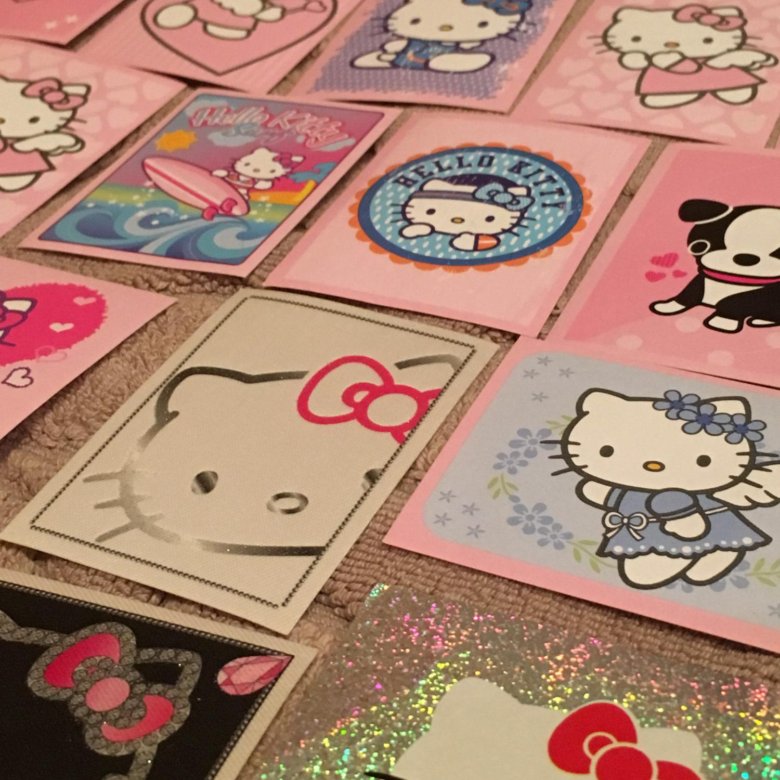 Наклейки 2019. Самодельные наклейки Хелло Китти. Наклейки hello Kitty самодельная.. Коллекция наклеек hello Kitty. Альбом наклеек Хелло Китти Панини.