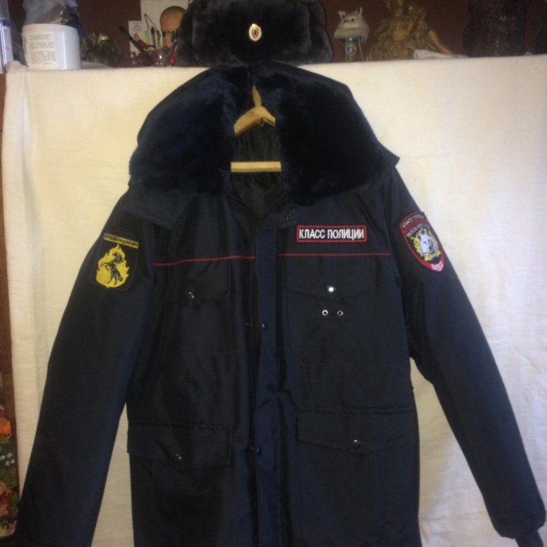 Новая зимняя куртка полиции