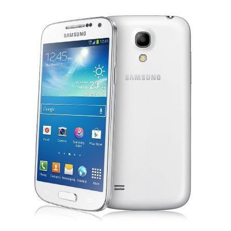 Белый кожаный чехол для Samsung s4 Mini i9195.