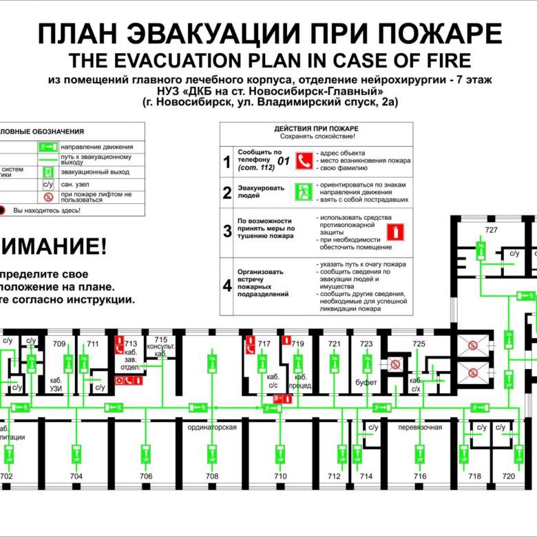 План эвакуации 300 400