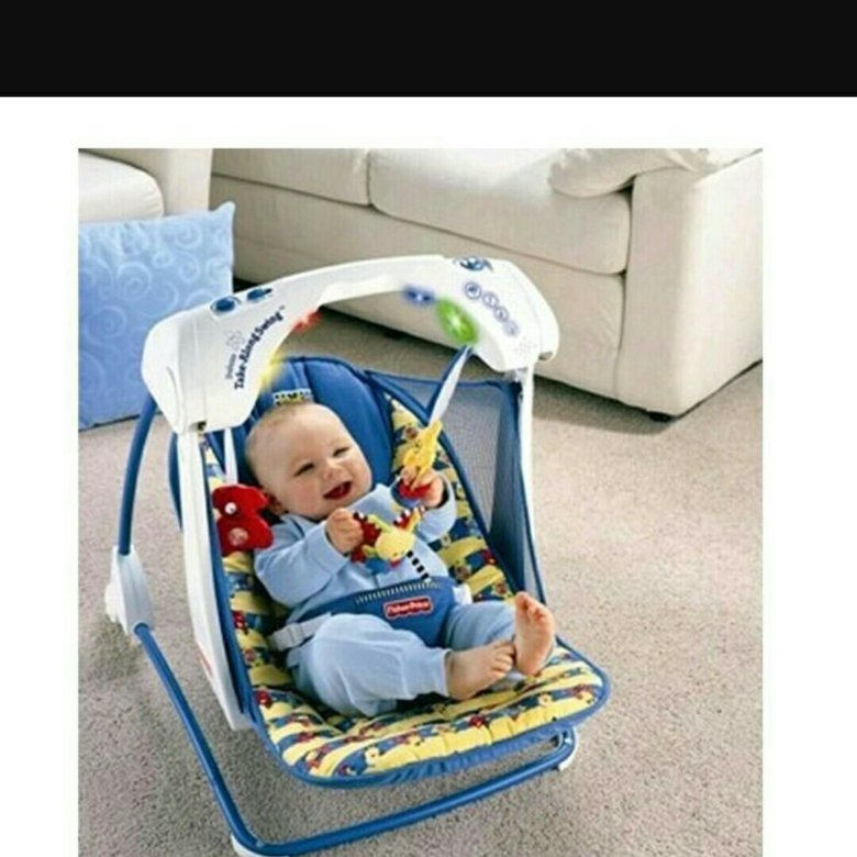 Fisher price шезлонг качели