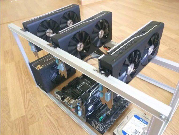 майнинг ферма с видеокартами