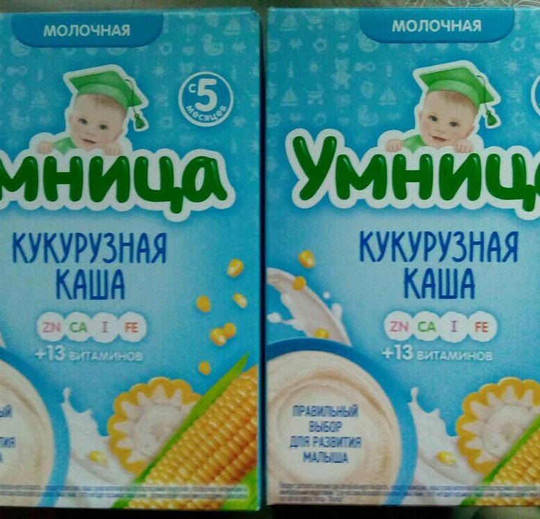 Каша умница кукурузная и овсяная