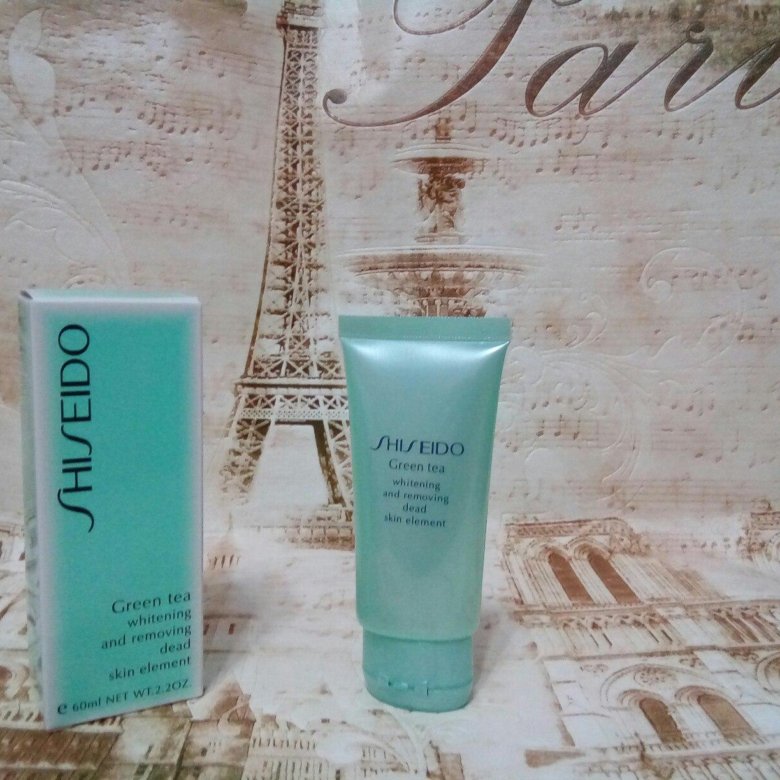 Shiseido green tea whitening and removing. Пилинг для лица Shiseido "Green Tea" 60 ml. Shiseido умывалка зеленая. Пилинг шисейдо зеленый чай. Shiseido Green Tea Whitening and removing Dead Skin element.