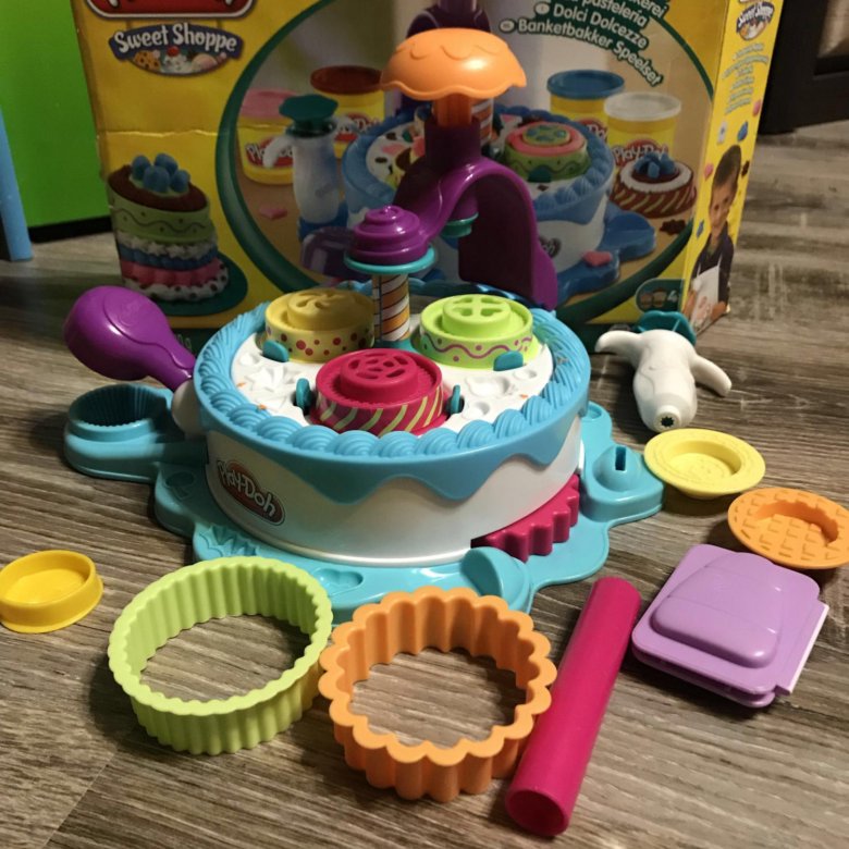 Инструкция к play doh торт