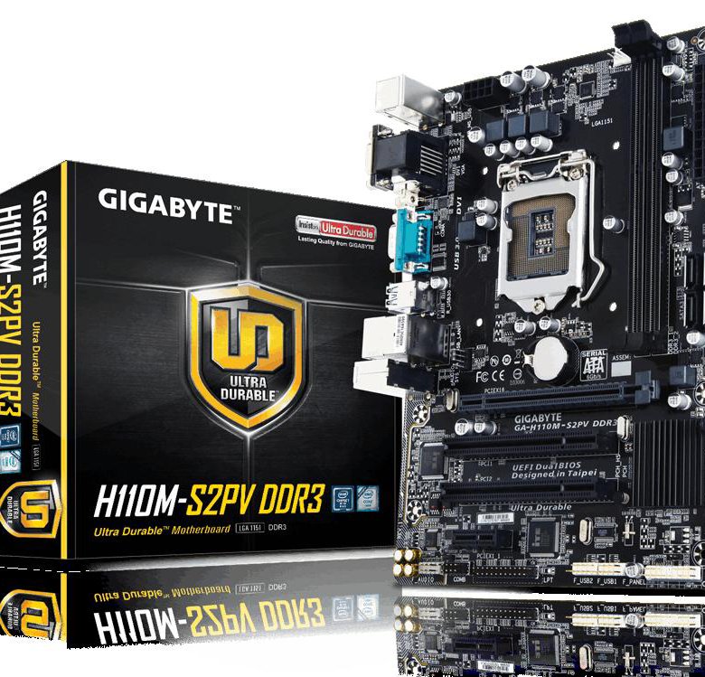 Материнская плата gigabyte h110