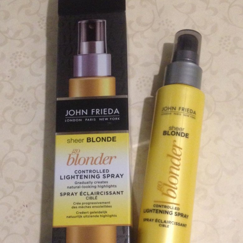 Спрей john frieda. Осветляющий спрей для волос John Frieda. Спрей Джон Фрида осветляющий. Осветляющий спрей Джон Фрида для волос блонд. Осветляющий спрей Garnier.