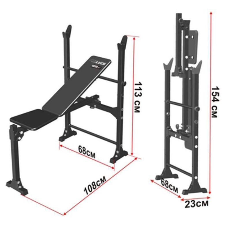 Скамья для жима складная чертеж