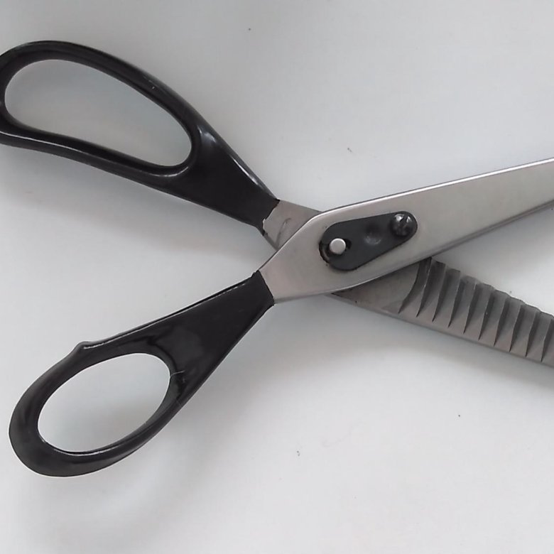 Ножницы для стрижки волос зигзаг