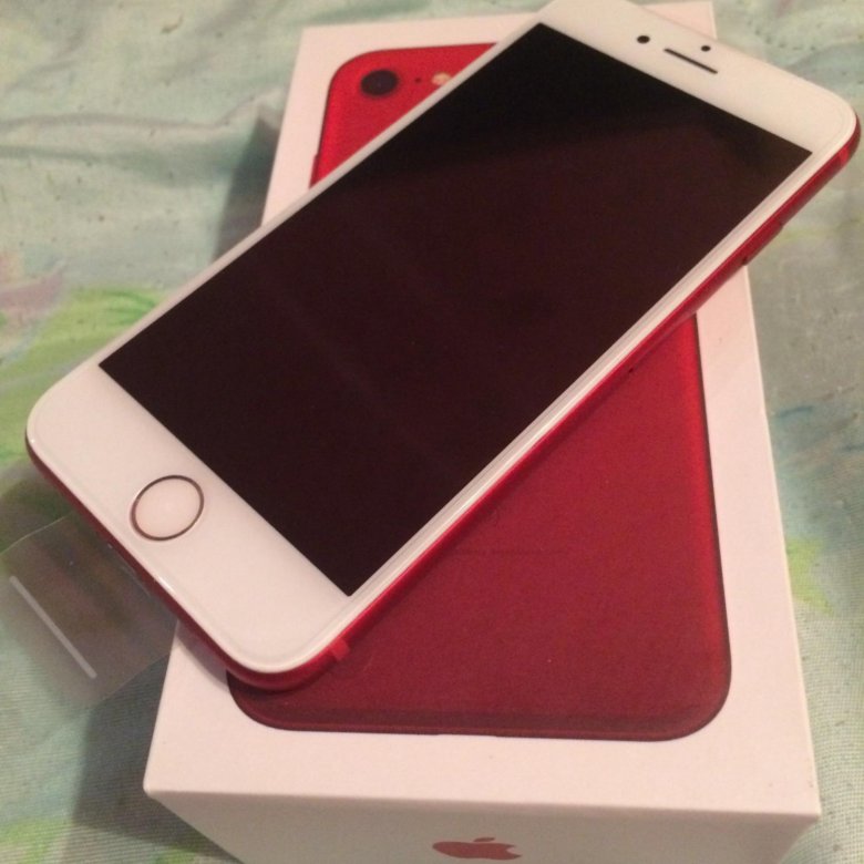 7 32 красный. Iphone 7 Red.