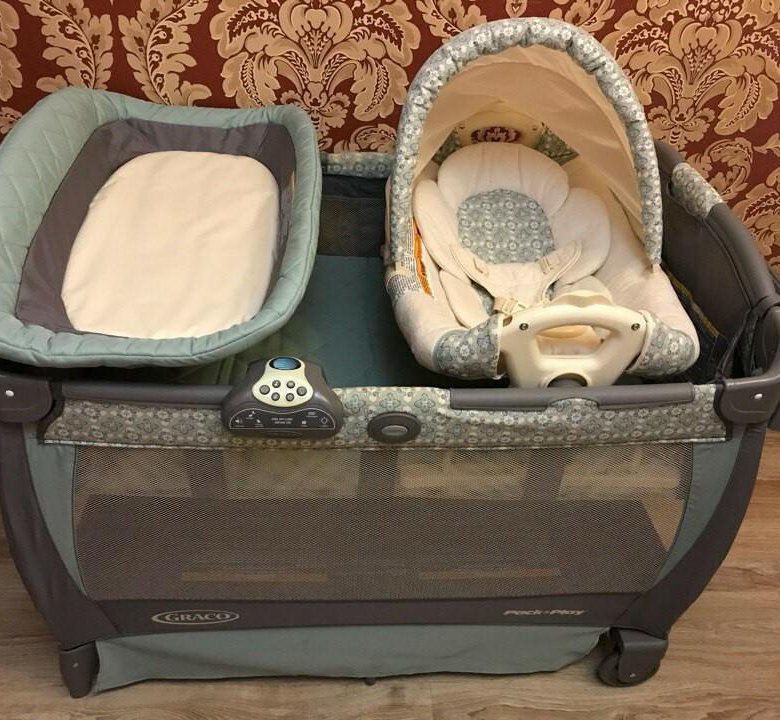 Манеж кровать graco cuddle cove graco