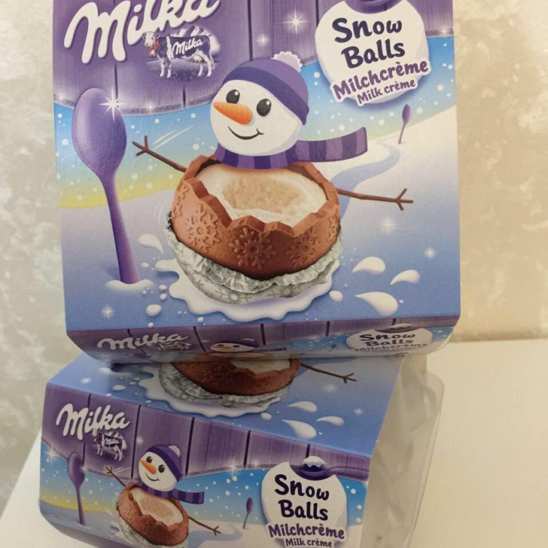 Шоколадные шарики Milka Snowballs