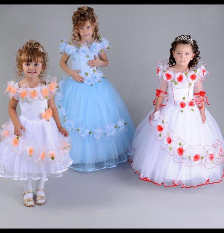 Детское нарядное платье своими руками