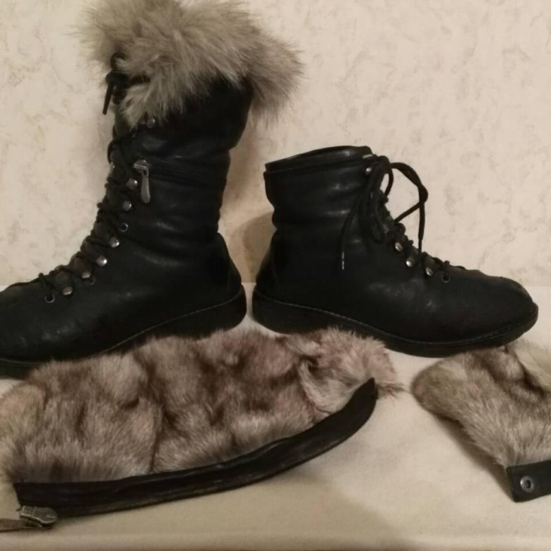 Зимние женские ботинки на натуральном меху и натуральной кожи