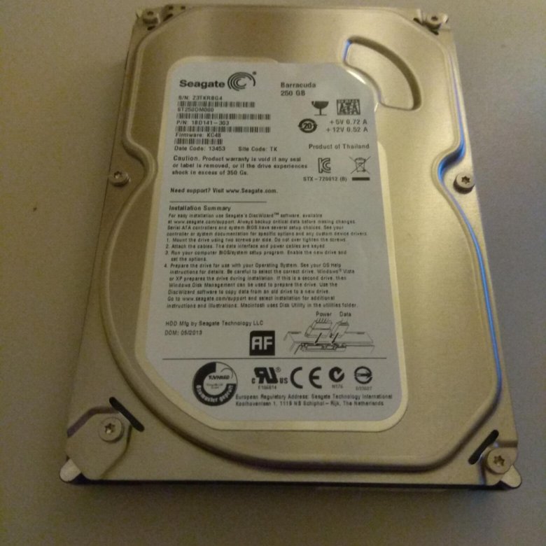 Жесткий диск 250 ГБ Seagate. St250.148.02.