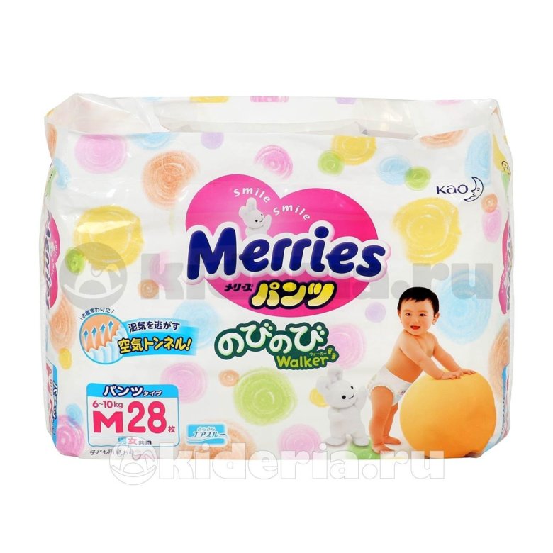 Merries m. Подгузники Merries (меррис) m (6-11 кг).