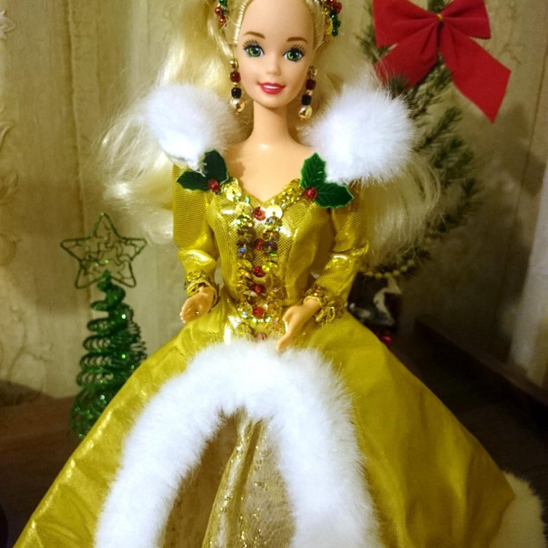 Коллекционная Barbie Happy Holidays 1994 г. – купить на Юле. 