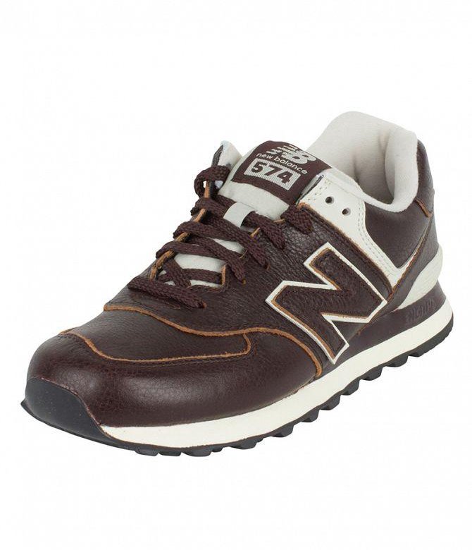 New balance brown. New Balance 574 Brown Leather. New Balance 574 коричневые. New Balance 574 кожаные.