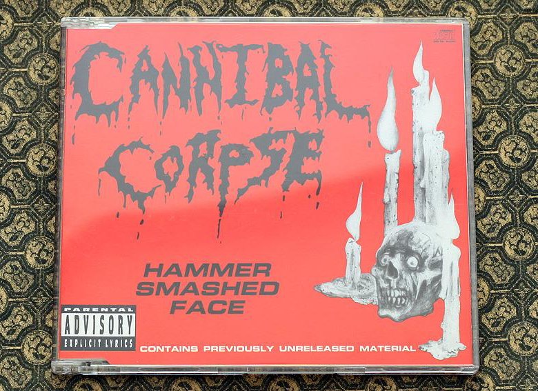 Cannibal corpse hammer smashed. Cannibal Corpse Hammer smashed face обложка. Японское издание CD Cannibal Corpse.