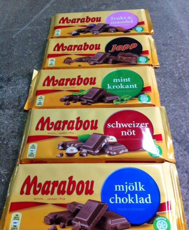 Финский шоколад Marabou