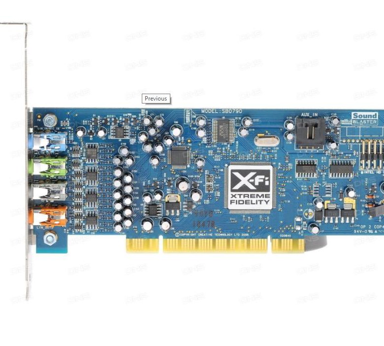 Звуковая карта sound blaster x fi xtreme fidelity
