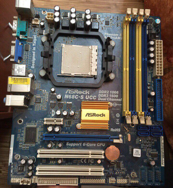 Материнская плата asrock n68. Asrock phenom 2 n68-s ucc. Asrock am2 ddr2 1066. Asrock phenom 2 n68-s ucc. Asrock n68-s ucc.