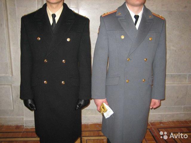 Пальто полиция мужское
