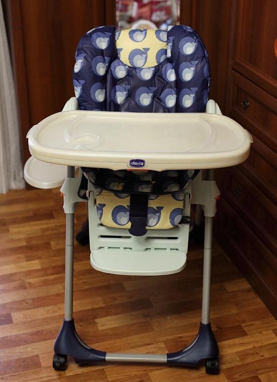 Стульчик для кормления chicco polly 2 in 1