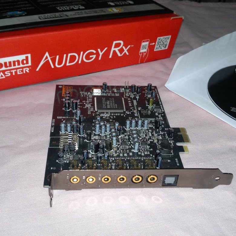 Звуковая карта creative sound blaster audigy rx