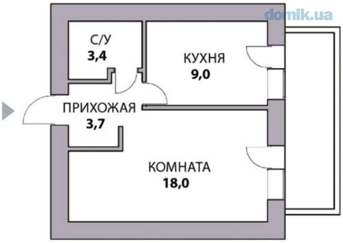 Как оформить студию на 36 квадратных метрах: проект квартиры в Долгопрудном - IN