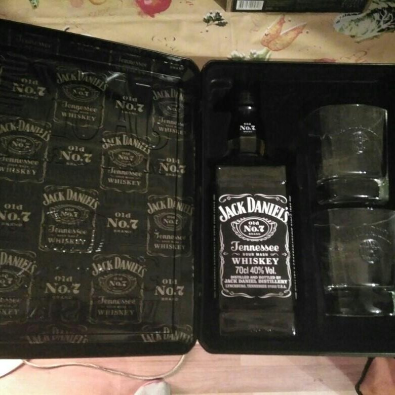 Макет коробки для Jack Daniels